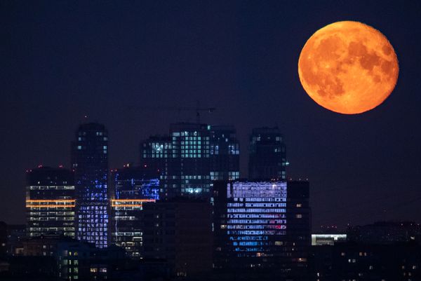 Полнолуние в Москве - Sputnik Азербайджан