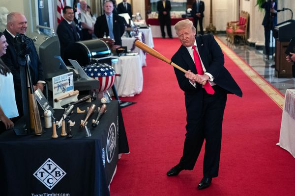 Президент США Дональд Трамп во время шоу Дух Америки в Белом Доме, Вашингтон - Sputnik Азербайджан