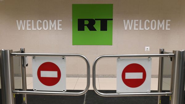 Офис телеканала RT в Москве - Sputnik Азербайджан