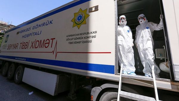 Медик в Госпитале Таможенного Комитета, фото из архива - Sputnik Азербайджан