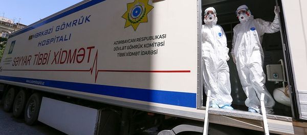 Медик в Госпитале Таможенного Комитета, фото из архива Медик в Госпитале Таможенного Комитета, фото из архива - Sputnik Азербайджан