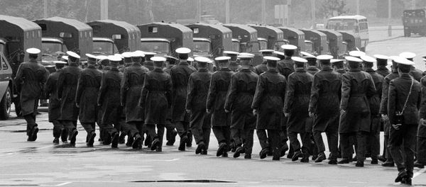 Советские милиционеры во время работы на Олимпийских играх 1980-го года - Sputnik Азербайджан