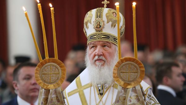Патриарх Московский и всея Руси Кирилл, фото из архива - Sputnik Азербайджан