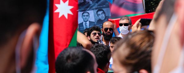 Акция в поддержку Азербайджана - Sputnik Азербайджан