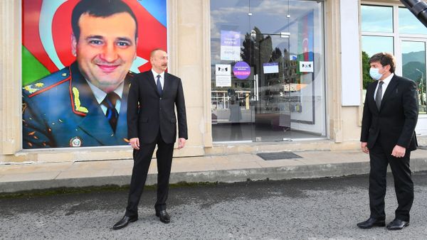 Prezident İlham Əliyev Qəbələdə - Sputnik Азербайджан