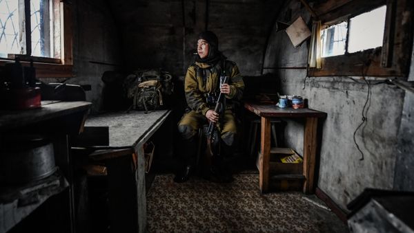 Фотография Юрия Смитюка Остров Врангеля:  Научный сотрудник и инспектор одноименного заповедника Павел Кулемеев - Sputnik Азербайджан