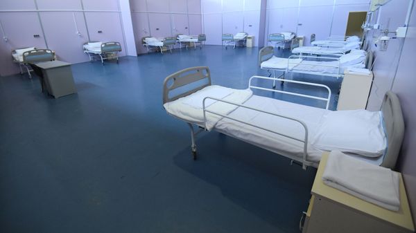 Говсанский олимпийский спортивный комплекс, переоборудованный в клинику модульного типа - Sputnik Азербайджан