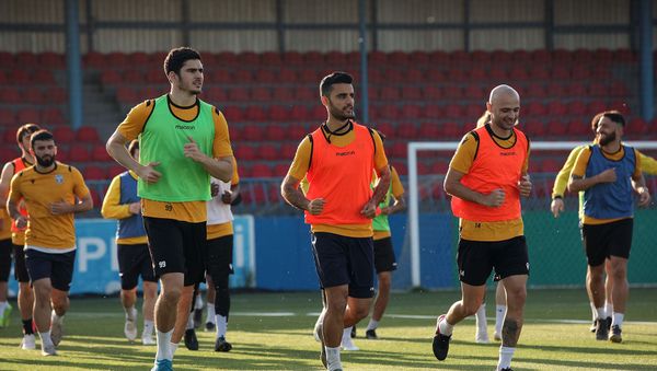 Sabah klubunun futbolçuları məşq zamanı, arxiv şəkli - Sputnik Азербайджан