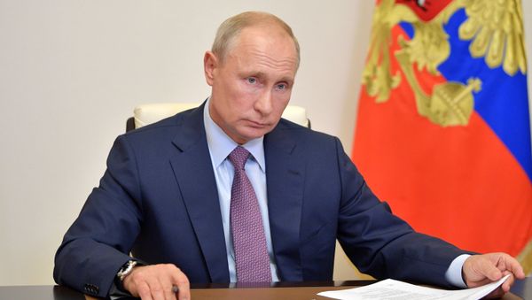 Президент России Владимир Путин - Sputnik Азербайджан