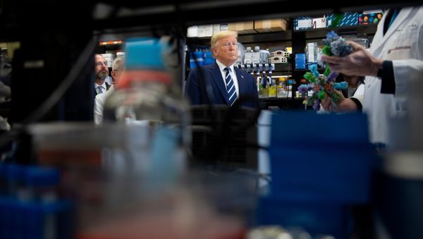 Президент США Дональд Трамп  - Sputnik Азербайджан