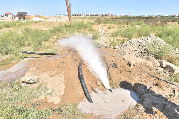 Самовольные врезки в линии и водопои для животных - итоги ночных проверок Azərsu - Sputnik Азербайджан