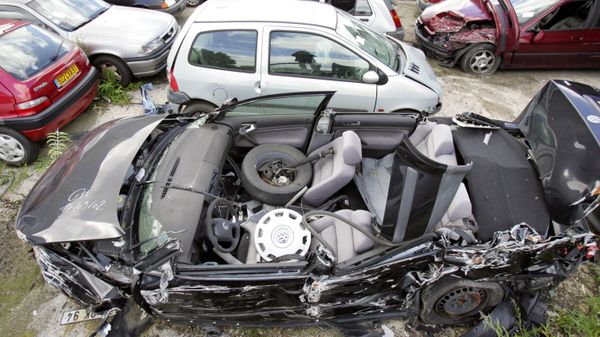 Автомобильная авария, фото из архива - Sputnik Азербайджан