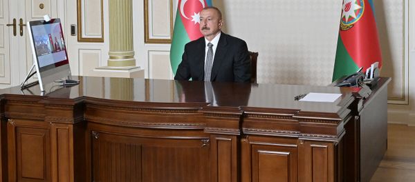 İlham Əliyev açlışda - Sputnik Азербайджан