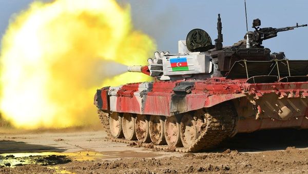 Tankçılarımız Tank biatlonunda - Sputnik Азербайджан