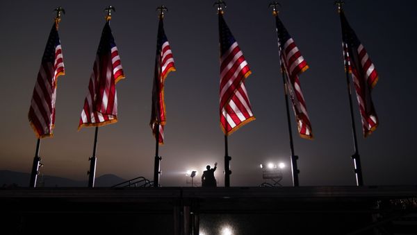 Флаг США, фото из архива - Sputnik Азербайджан