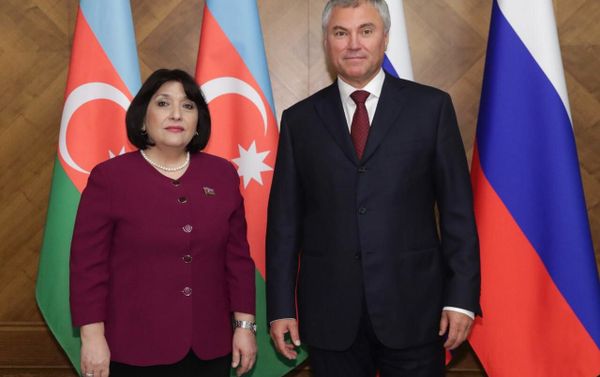 Встреча Вячеслава Володина с Председателем парламента Азербайджана Сахибой Гафаровой - Sputnik Азербайджан
