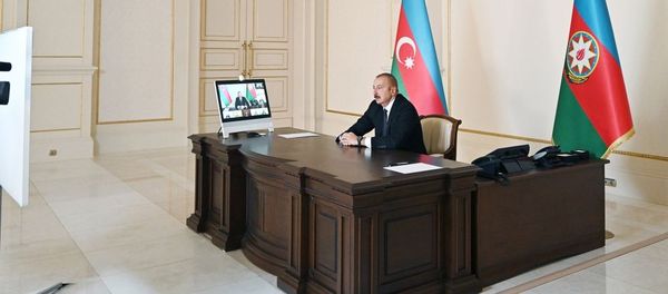 Под председательством президента Азербайджана Ильхама Алиева 27 сентября состоялось заседание Совета безопасности - Sputnik Азербайджан