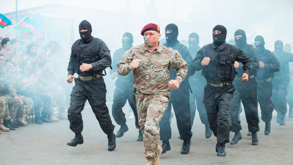 Азербайджанские военнослужащие, фото из архива Азербайджанские военнослужащие, фото из архива - Sputnik Азербайджан