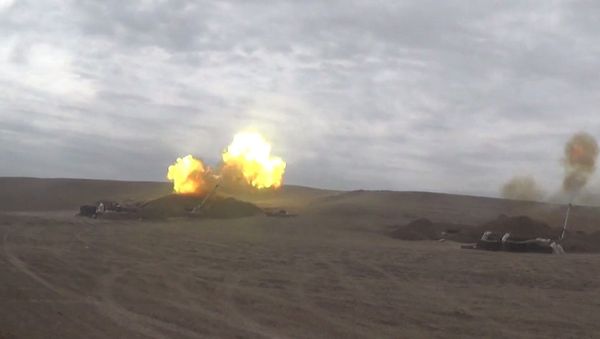 Артиллерийские подразделения наносят удары - Sputnik Азербайджан