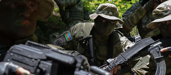 Азербайджанские военнослужащие, фото из архива - Sputnik Азербайджан
