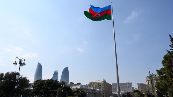 Флаг Азербайджана, фото из архива - Sputnik Азербайджан
