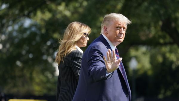 Президент США Дональд Трамп и его жена Мелания, фото из архива - Sputnik Азербайджан