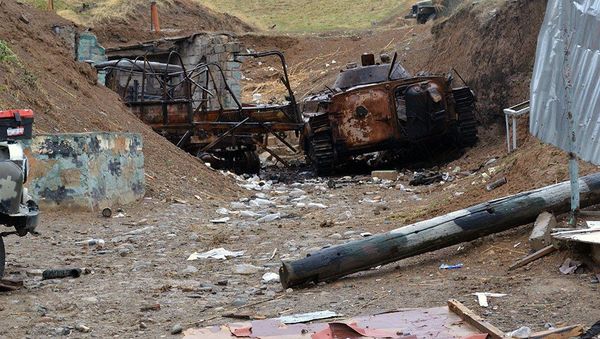 Военная техника, захваченная в ходе сражений Военная техника, захваченная в ходе сражений - Sputnik Азербайджан