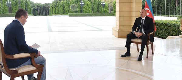 Президент Азербайджана Ильхам Алиев дал интервью российскому Первому каналу - Sputnik Азербайджан