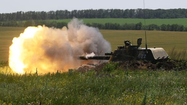 Самоходная артиллерийская установка Акация - Sputnik Азербайджан