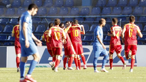 UEFA Millətlər Liqasının qrup mərhələsi çərçivəsində Monteneqro - Azərbaycan oyunu - Sputnik Азербайджан