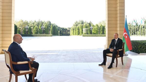 İlham Əliyev Türkiyənin “Haber Türk” kanalına müsahibə verib - Sputnik Азербайджан
