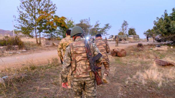 Азербайджанские военнослужащие, фото из архива - Sputnik Азербайджан