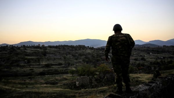 Азербайджанские военнослужащие, фото из архива - Sputnik Азербайджан