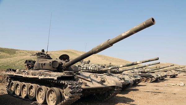 Военные трофеи, оставленные ВС Армении на поле боя - Sputnik Азербайджан