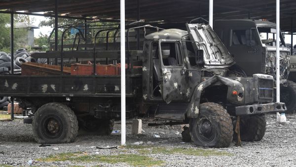 Военные трофеи, оставленные ВС Армении на поле боя - Sputnik Азербайджан