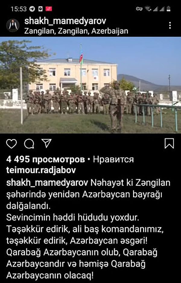 Он уже не беженец - Шахрияр Мамедъяров поблагодарил армию за освобождение родного города - Sputnik Азербайджан