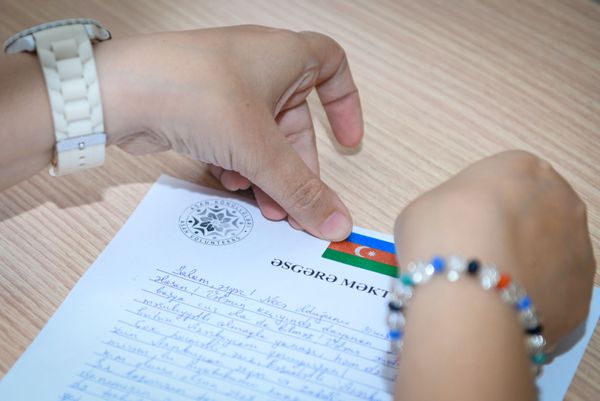 Проект «Письмо солдату» организации «ASAN Könüllüləri» - Sputnik Азербайджан