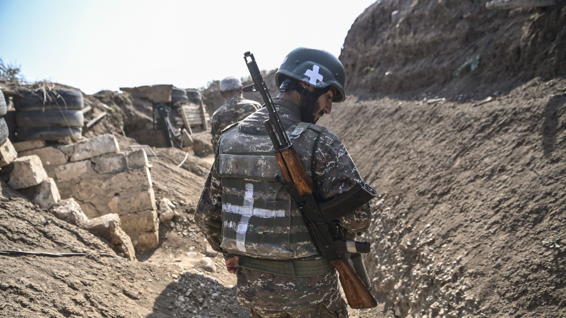 Армянский военнослужащий, фото из архива Армянский военнослужащий, фото из архива - Sputnik Азербайджан, 1920, 23.07.2021