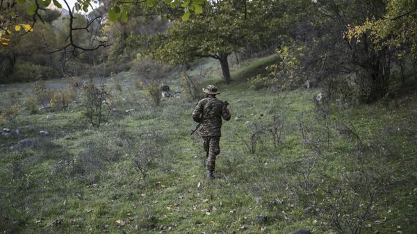 Армянский военнослужащий, фото из архива - Sputnik Азербайджан