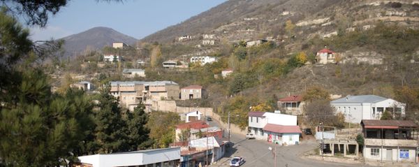 Вид на оккупированный город Лачин, Азербайджан, фото из архива - Sputnik Азербайджан