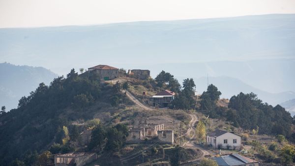 Вид на город Лачин, Азербайджан, фото из архива - Sputnik Азербайджан