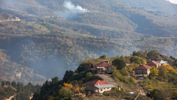 Вид на город Лачин, Азербайджан, фото из архива - Sputnik Азербайджан