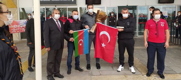 Sivasda Qarabağ klubunun qarşılanma mərasimi - Sputnik Азербайджан