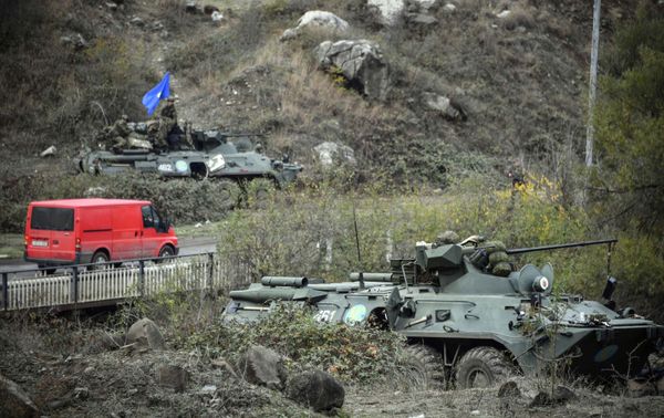 Российские миротворцы в Карабахе, фото из архива - Sputnik Азербайджан