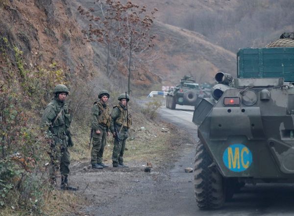 Российские миротворцы в Карабахе, фото из архива - Sputnik Азербайджан