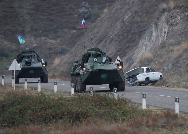 Российские миротворцы в Карабахе, фото из архива - Sputnik Азербайджан
