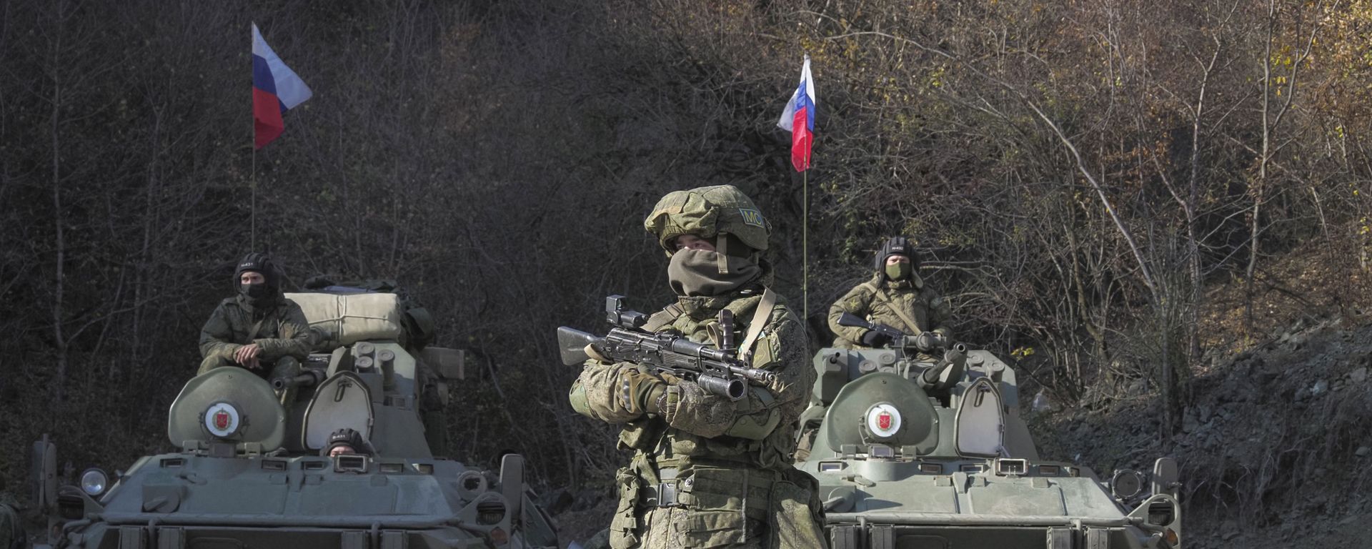 Российские миротворцы в Карабахе, фото из архива Российские миротворцы в Карабахе, фото из архива - Sputnik Азербайджан, 1920, 15.01.2021