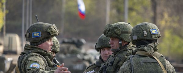 Российские миротворцы в Карабахе, фото из архива - Sputnik Азербайджан