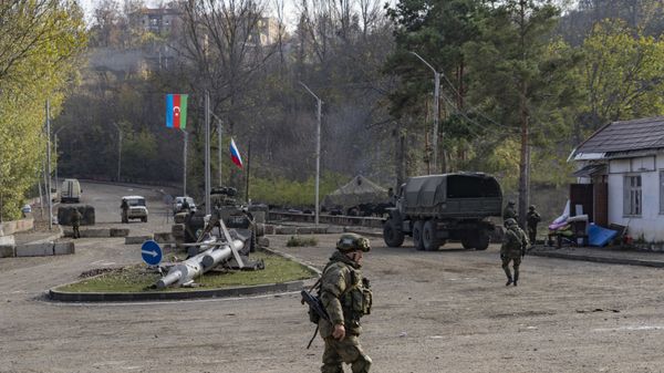 Российские миротворцы в Карабахе, фото из архива - Sputnik Азербайджан