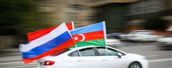 Автопробег, посвященный освобождению Кельбаджара в Баку  - Sputnik Азербайджан